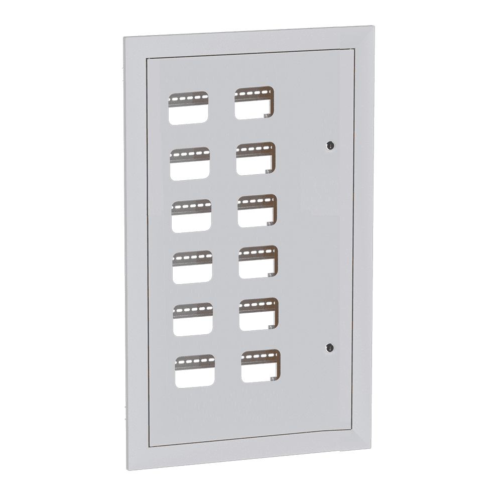 Щит этажный ЩЭ-12 на 12 квартир (счетчиков) 1-дверный (1000x580x135) IP31 УХЛ3