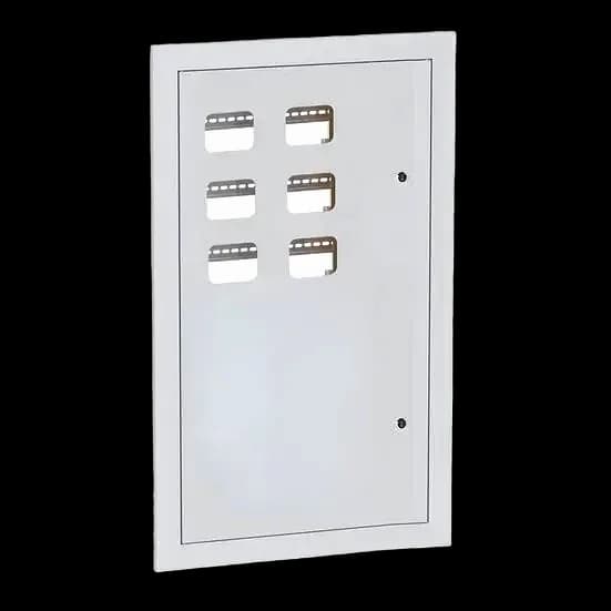 Щит этажный ЩЭ-6 на 6 квартир (счетчиков) 1-дверный (1000x580x135) IP31 УХЛ3
